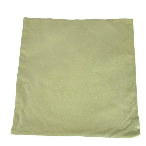 Pottery Barn Pillow Cover &‎ Down Insert 18x18 Green Canvas 100% Cotton - Picture 2 of 9